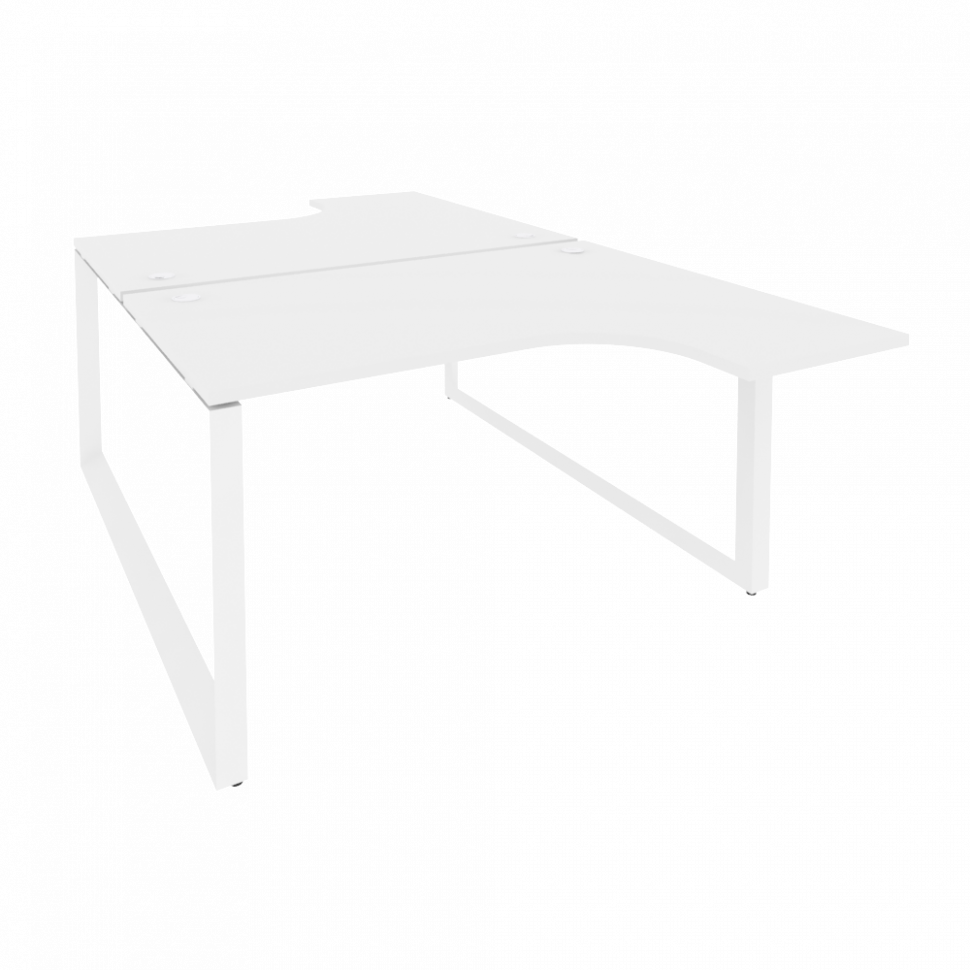 Onix Рабочая станция на О-образном м/к O.MO-D.SA-3 Белый Бриллиант/Металл Белый 1380*2395*750 (1635/ Onix Рабочая станция на О-образном м/к O.MO-D.SA-3 Белый Бриллиант/Металл Белый 1380*2395*750 (1635/