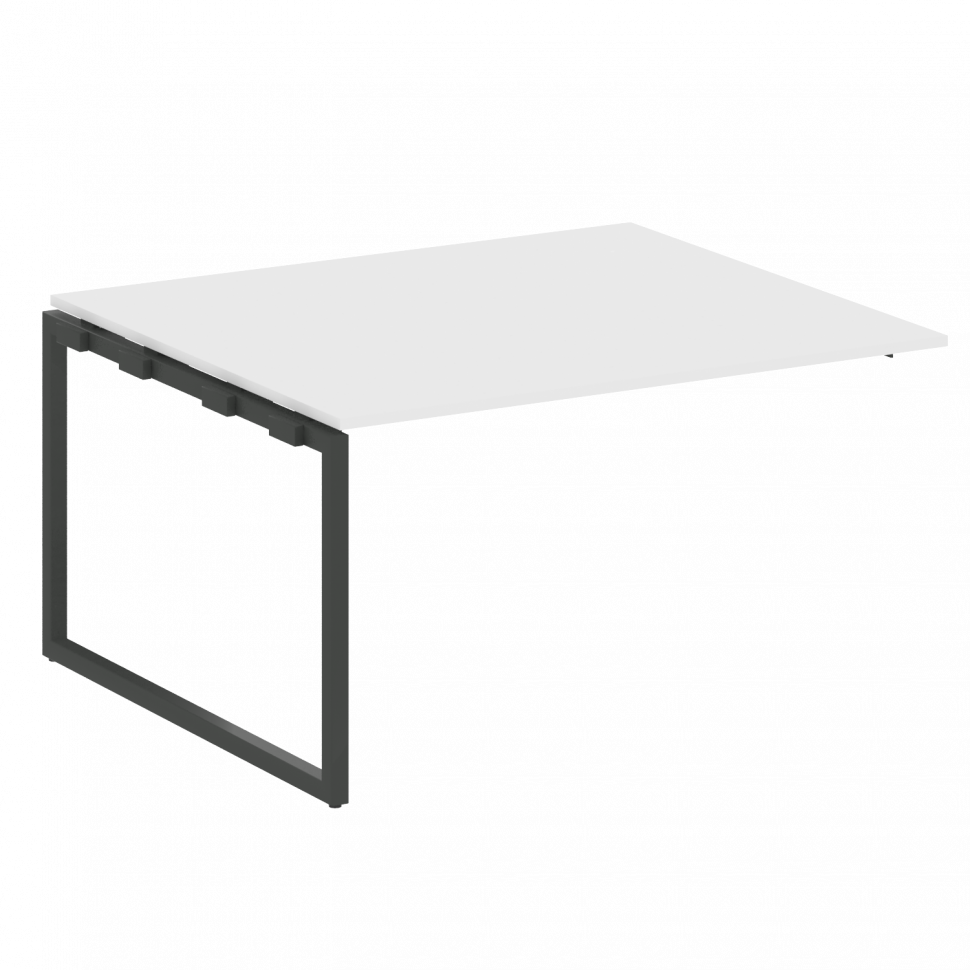 Metal System Quattro Проходной элемент перег. стола на О-образном м/к 40БО.ППРГ-3 Белый/Металл Антра Metal System Quattro Проходной элемент перег. стола на О-образном м/к 40БО.ППРГ-3 Белый/Металл Антра