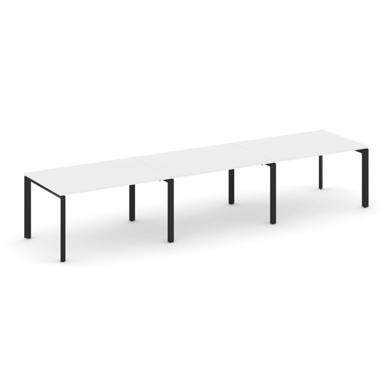 Style Project Стол переговорный SN-59P.SPRG-023.3 Белый/Металл Черный 4140*980*750