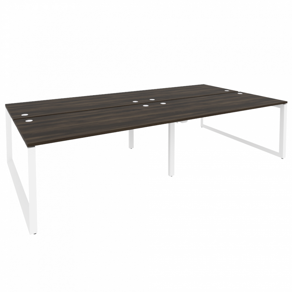 Onix Рабочая станция на О-образном м/к O.MO-D.RS-4.4.8 Дуб Мали/Металл Белый 3160*1635*750 Onix Рабочая станция на О-образном м/к O.MO-D.RS-4.4.8 Дуб Мали/Металл Белый 3160*1635*750