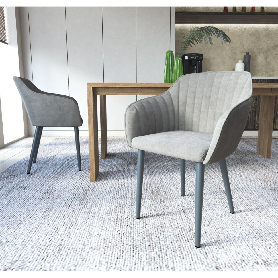 Кресло UD_Шандон СМ12/1, 9005 черн.муар/velutto 52 (гейнсборо)