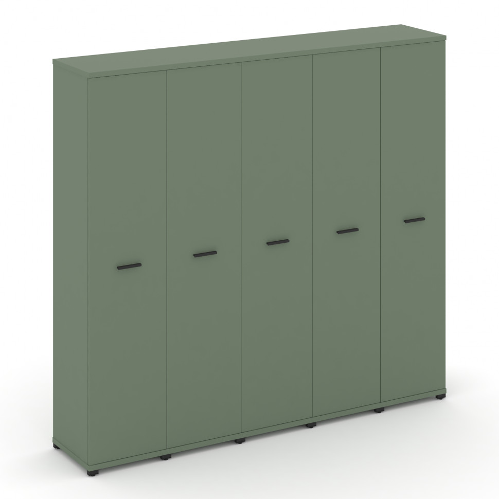 Concept Шкаф 5 узких секций, 5 ниш CN.STU-558 B Кобо/Металл Черный 2084*420*1922