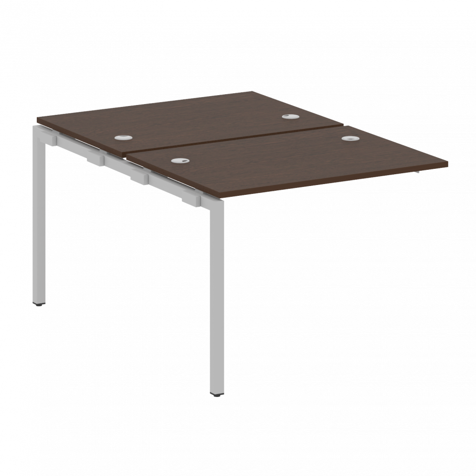 Metal System Quattro Проходной элемент рабочей станции на П-образном м/к 40БП.ПРС-СП-2.1 Венге Цаво/ Metal System Quattro Проходной элемент рабочей станции на П-образном м/к 40БП.ПРС-СП-2.1 Венге Цаво/