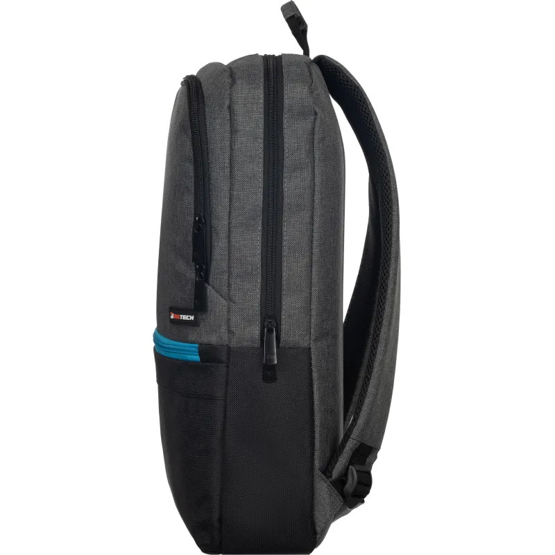 Рюкзак для ноутбука BigTech Special 17.3 LBP-BT-03BKGR, черно-серый