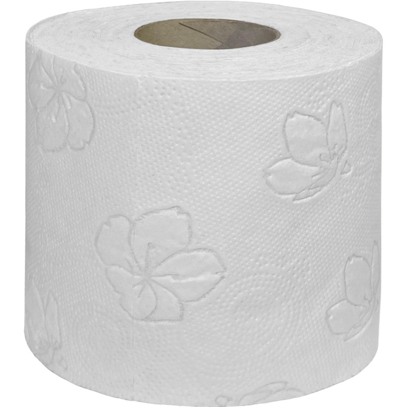 Бумага туалетная Plushe Deluxe Light Классическая 15м, 3сл, бел 8рул/уп_СПБ