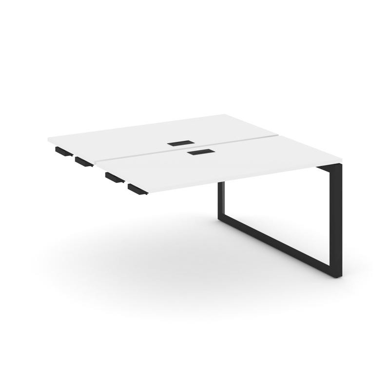 Style Project Стол-приставка к опор. элем. SN-59O.DPRS-001 Белый/Металл Черный/Черный Заглушка 980*1