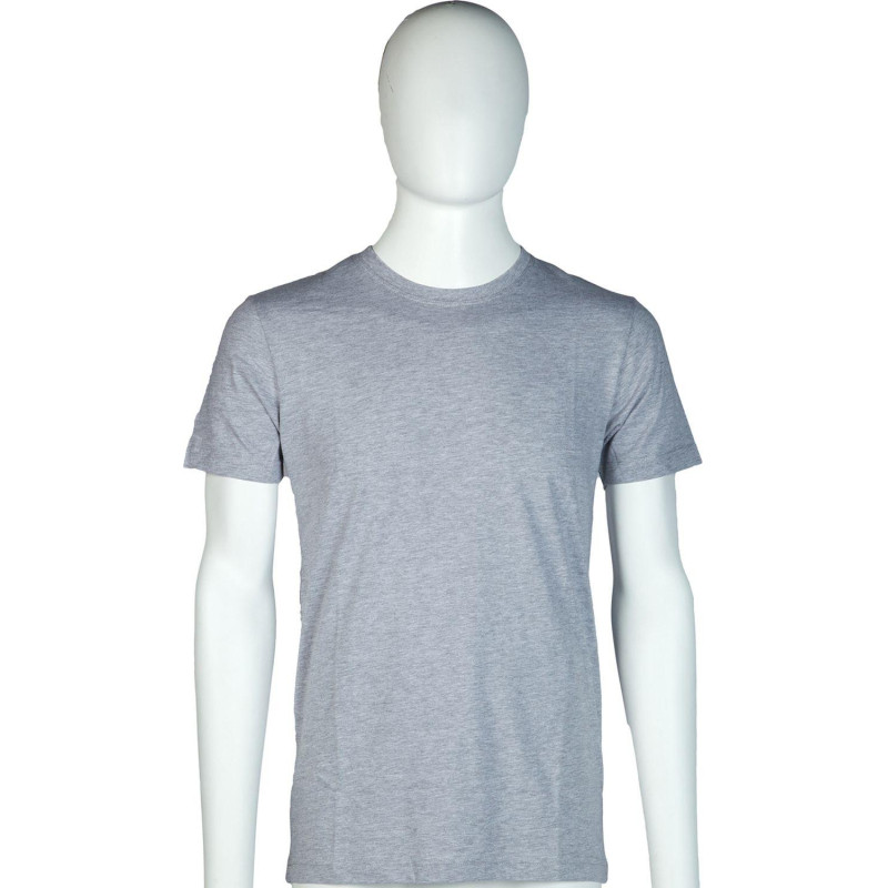 Футболка (160 г.) с кор.рукавом серый меланж (L)