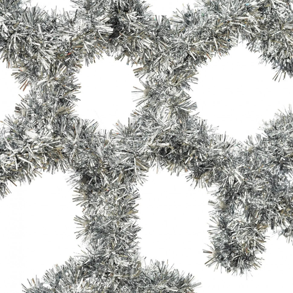 Украшение НГ венок из мишуры (полиэтилен) / 1,5x33x36см арт.92806 Украшение НГ венок из мишуры (полиэтилен) / 1,5x33x36см арт.92806