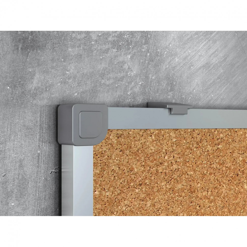 Доска пробковая 60х90 алюмин. рама ATTACHE