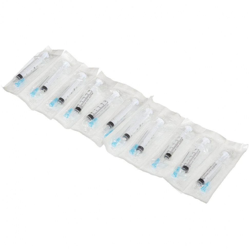 Шприц 3-комп. однораз. 2мл LS 23G(0,6х30) прил. 100шт/уп VM