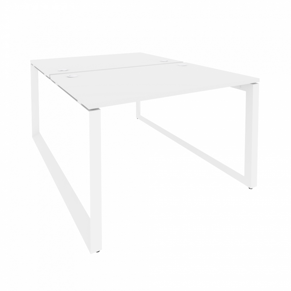 Onix Рабочая станция на О-образном м/к O.MO-D.RS-2.2.8 Белый Бриллиант/Металл Белый 1180*1635*750