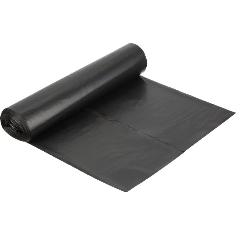 Мешки для мусора ПВД 60л 45мкм 25шт/рул черные 60x70см Комус_СПБ