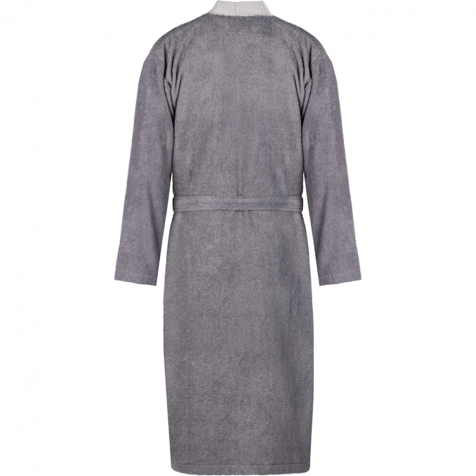 Халат Махровый Мужской  DELRAY Кимоно антрацит, XXL, 300 гр/м2