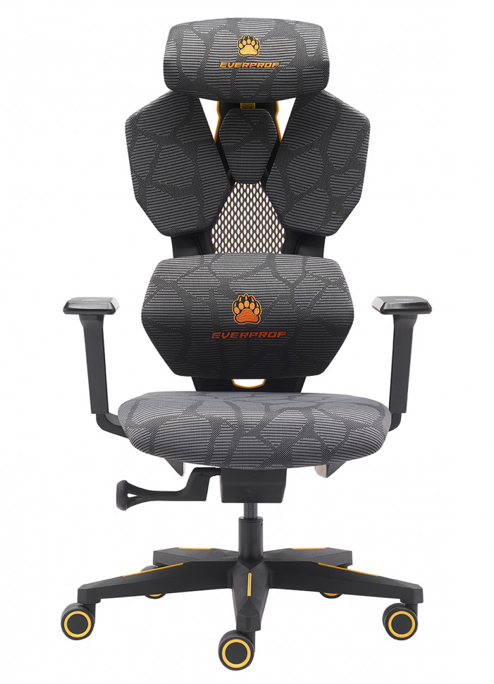 Геймерское кресло Everprof Tiger (Тайгер) Сетка Серый