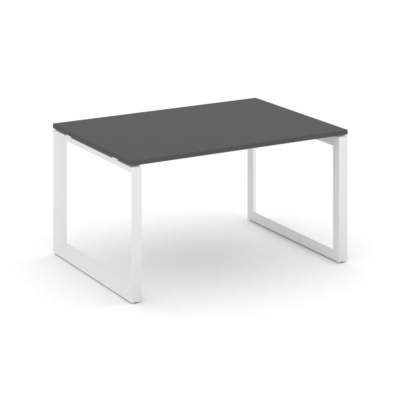 Style Project Стол переговорный SN-59O.SPRG-003.3 Антрацит/Металл Белый 1380*980*750