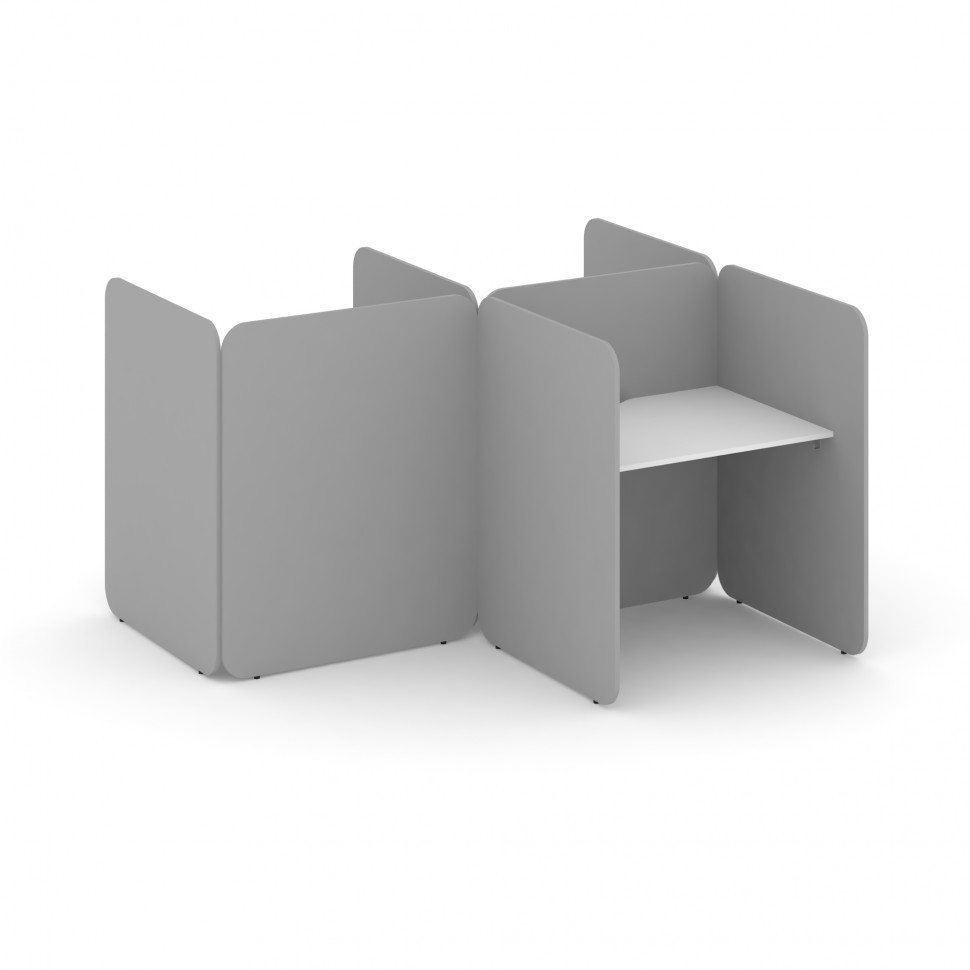 Bell Комплект №7 KCB.K-007 Белый Бриллиант/Серый 1614*1800*1200