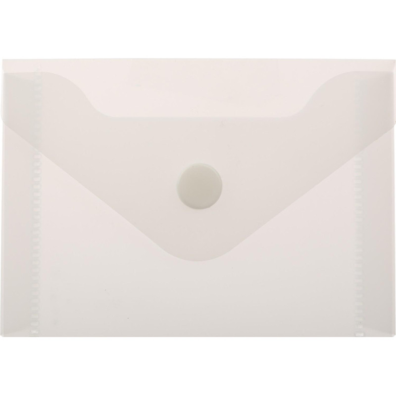 Папка-конверт на кнопке А7 105x74мм 180 мкм  ассорти,Attache  20шт.уп