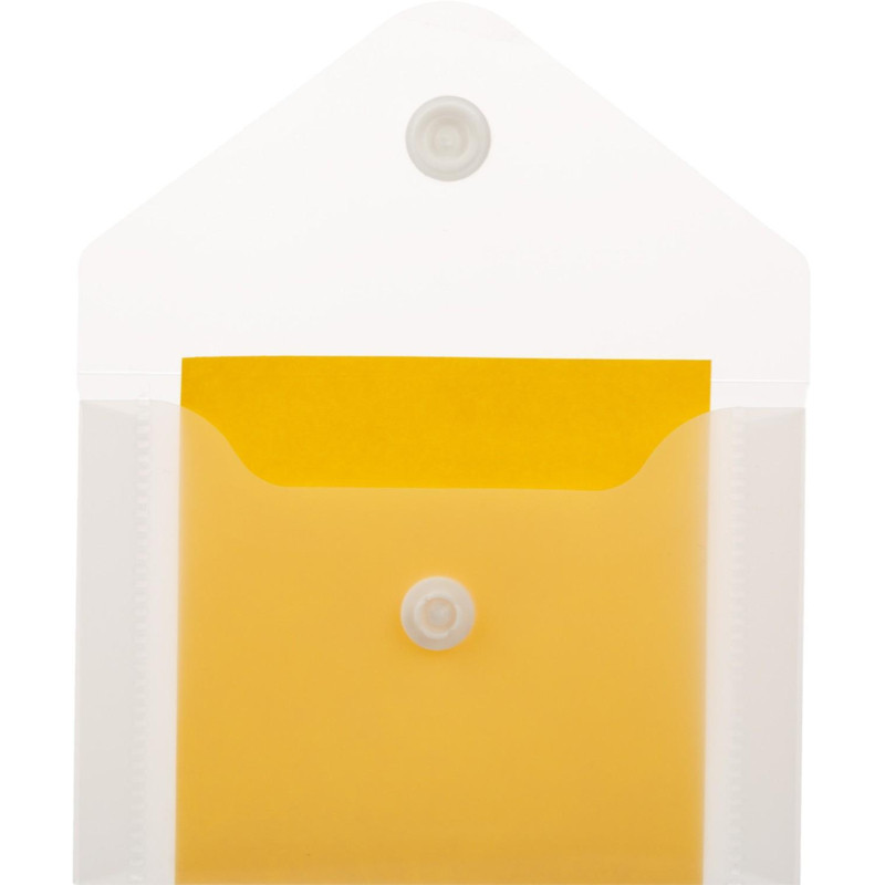 Папка-конверт на кнопке А7 105x74мм 180 мкм  ассорти,Attache  20шт.уп