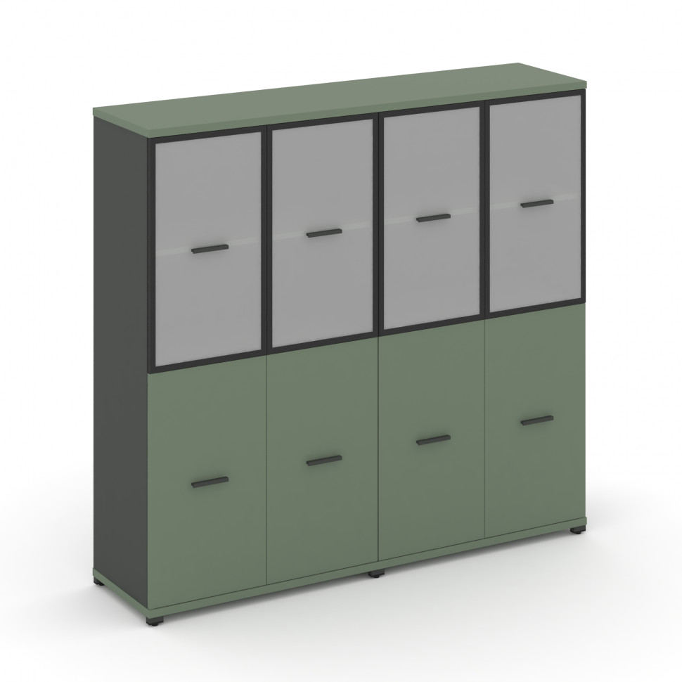 Concept Шкаф 2 широкие секции, 4 ниши CN.STS-422 RMB A Кобо/Антрацит/Металл Антрацит/Сатин 1668*420* Concept Шкаф 2 широкие секции, 4 ниши CN.STS-422 RMB A Кобо/Антрацит/Металл Антрацит/Сатин 1668*420*