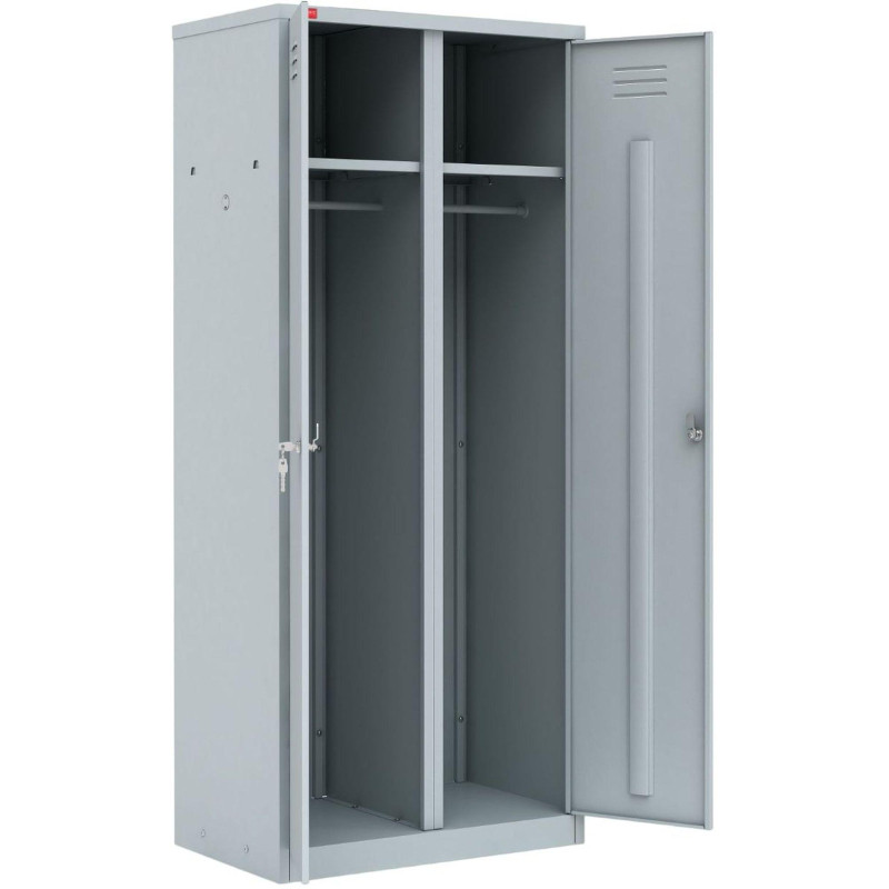 Шкаф для одежды металлический 0MX_P_ШРМ-АК(800) 2 дв. 800х500х1860