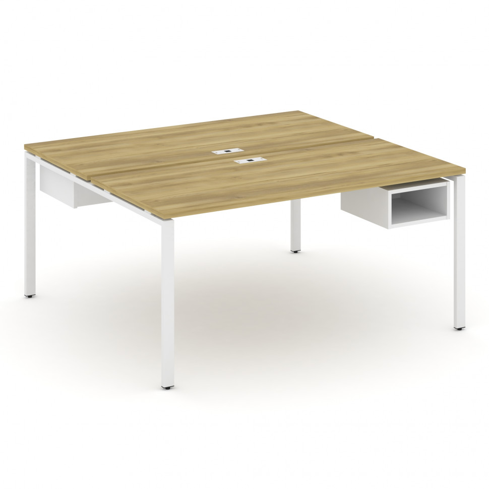 Concept Рабочая станция 2 сторонняя с подвесными тумбами на 2 места CN.DRS-104 Дуб Винченцо/Белый Бр Concept Рабочая станция 2 сторонняя с подвесными тумбами на 2 места CN.DRS-104 Дуб Винченцо/Белый Бр