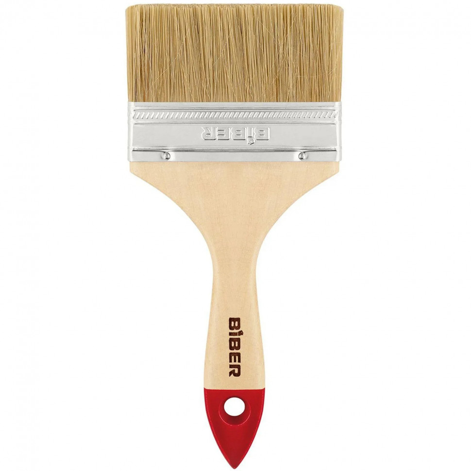 Кисть флейцевая БИБЕР 31116 Эконом натуральная щетина, 100 мм СПб