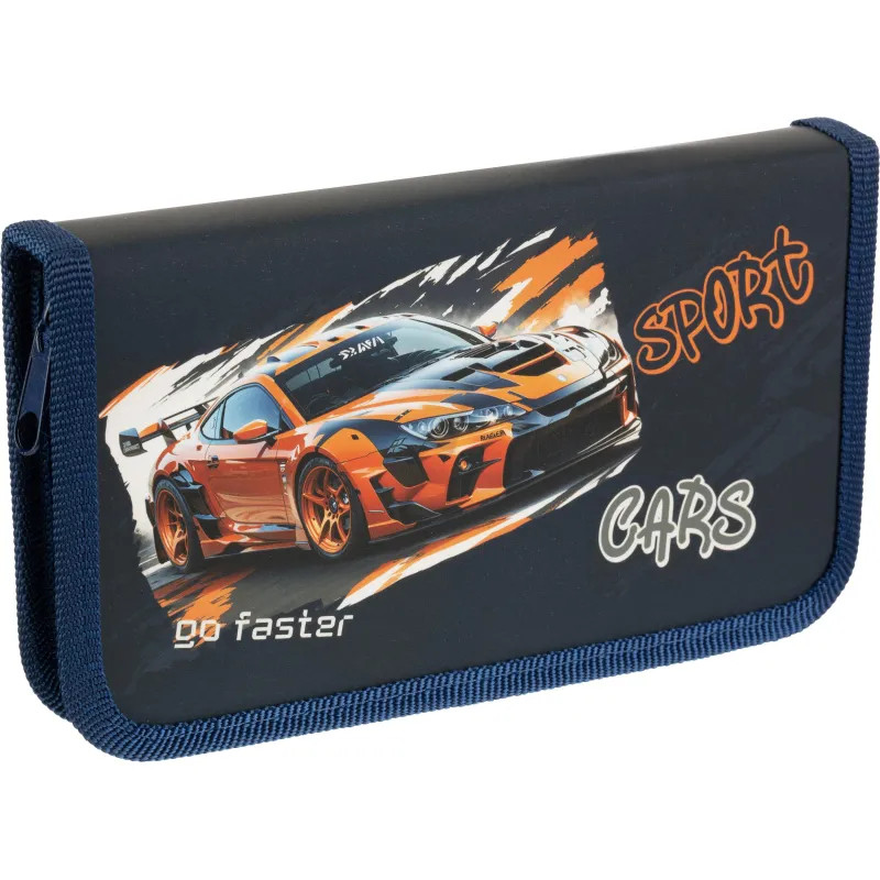 Пенал Спорткары , ламинат, софт тач, 1 отд., 190x110 мм 88440