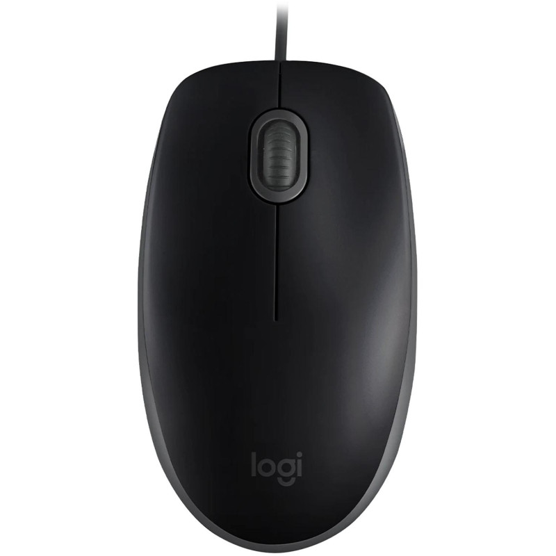 Мышь компьютерная Logitech M110 черная (910-005502/910-005490)