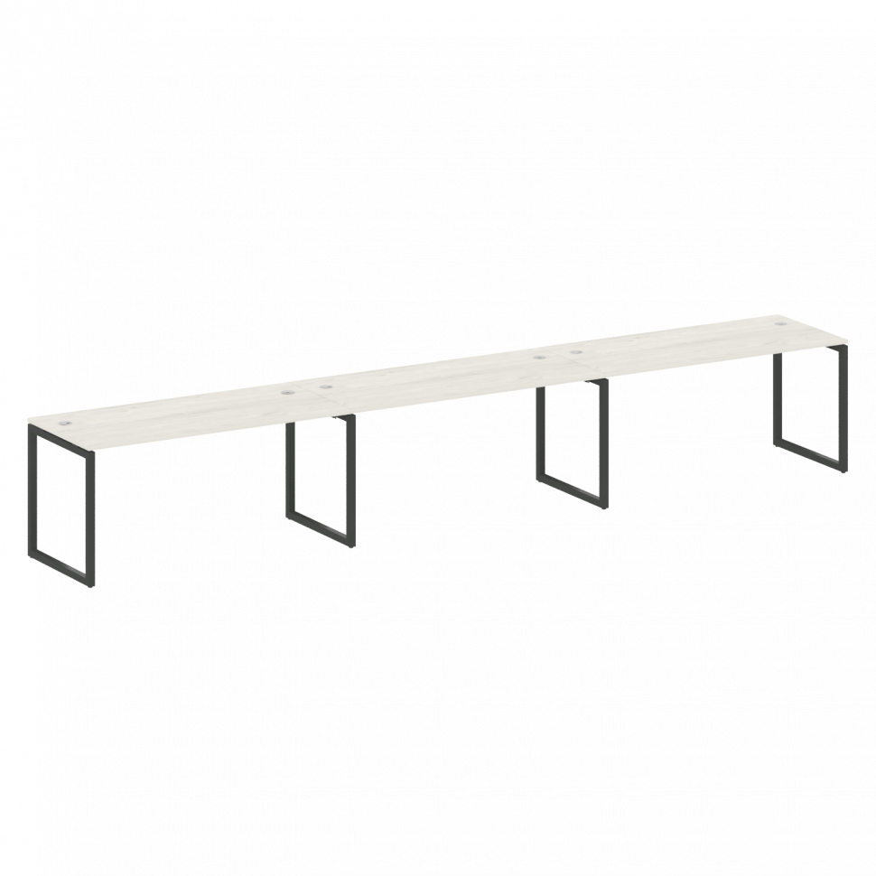 Metal System Quattro Рабочая станция на 3 места на О-образном м/к 40БО.СМ-3.4 Дуб Наварра/Металл Ант Metal System Quattro Рабочая станция на 3 места на О-образном м/к 40БО.СМ-3.4 Дуб Наварра/Металл Ант