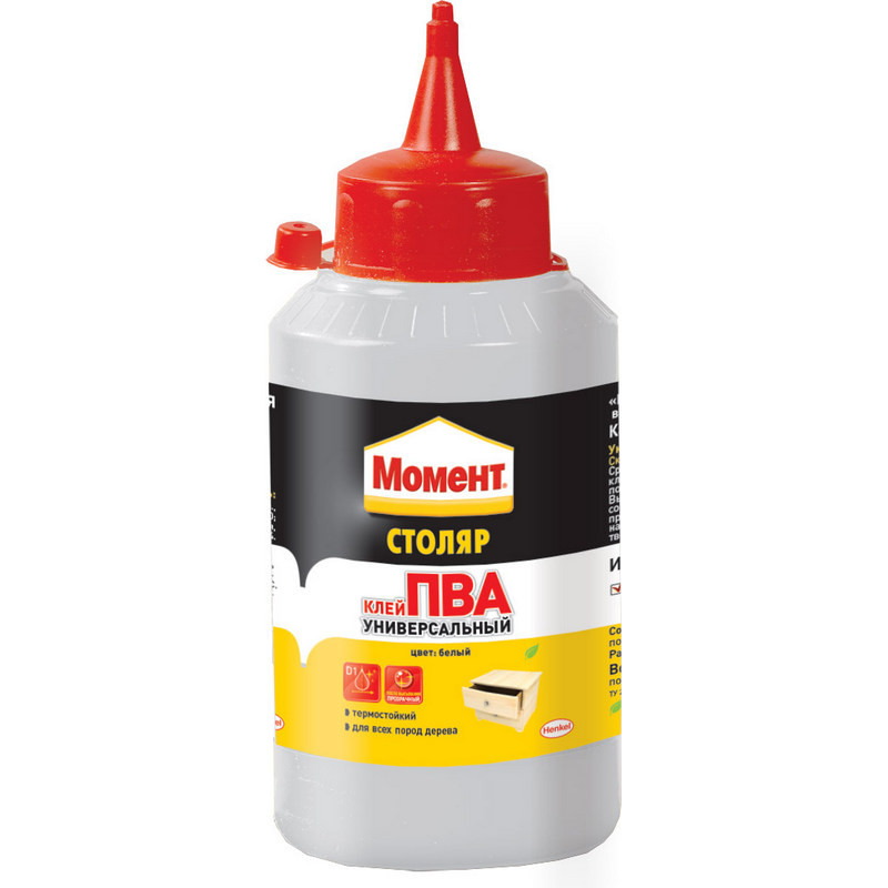 Клей МОМЕНТ столяр клей ПВА 250г 1960505 Клей МОМЕНТ столяр клей ПВА 250г 1960505