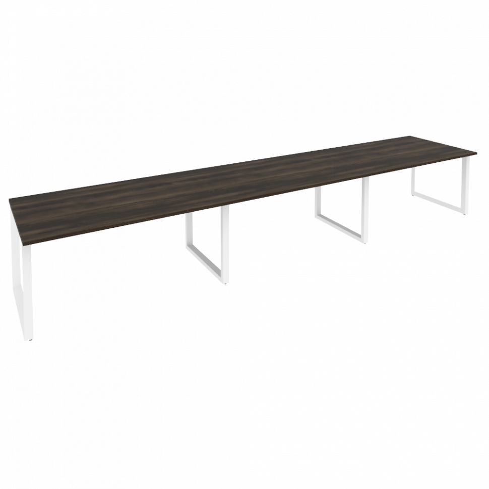 Onix Стол переговорный O.MO-PRG-3.4 Дуб Мали/Металл Белый 4740*980*750 Onix Стол переговорный O.MO-PRG-3.4 Дуб Мали/Металл Белый 4740*980*750