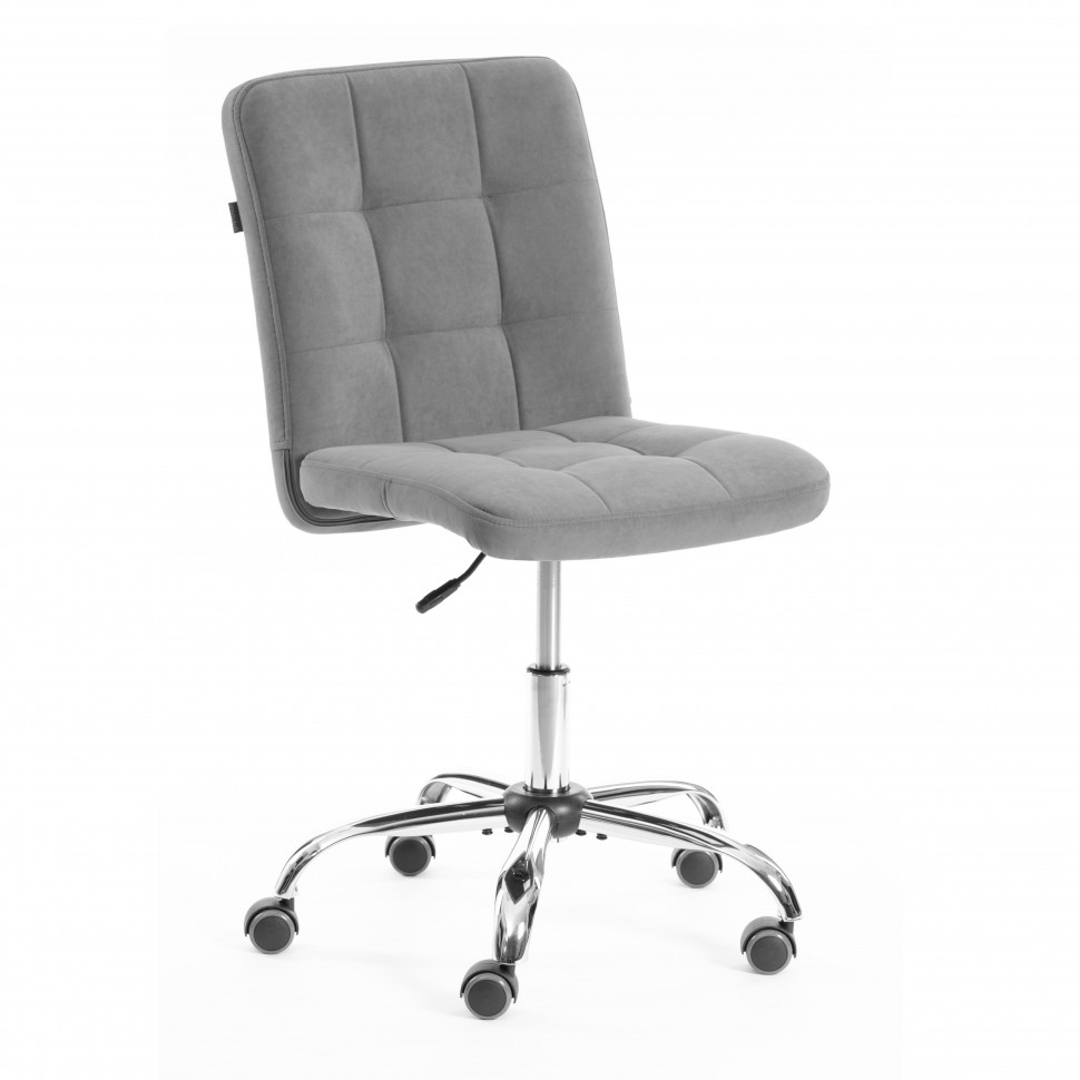 Комплект кресло + стул Medeo LT, флок , серый/черный, 29, 45х56х89 см