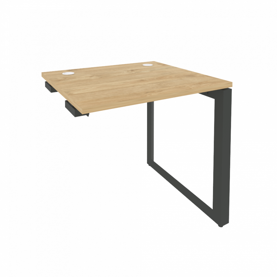 Onix Стол-приставка на О-образном м/к к опорным элементам O.MO-SPR-0.7 Тиквуд Светлый/Металл Антраци