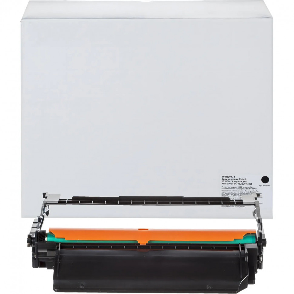 Драм-картридж Retech 101R00474 чер. для Xerox Phaser 3052/3260/3225