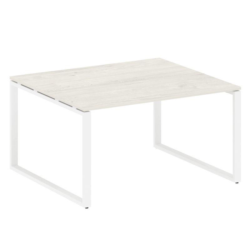 Metal System Переговорный стол (1 столешница) на О-образном м/к БО.ПРГ-1.3 Дуб Наварра/Металл Белый Metal System Переговорный стол (1 столешница) на О-образном м/к БО.ПРГ-1.3 Дуб Наварра/Металл Белый