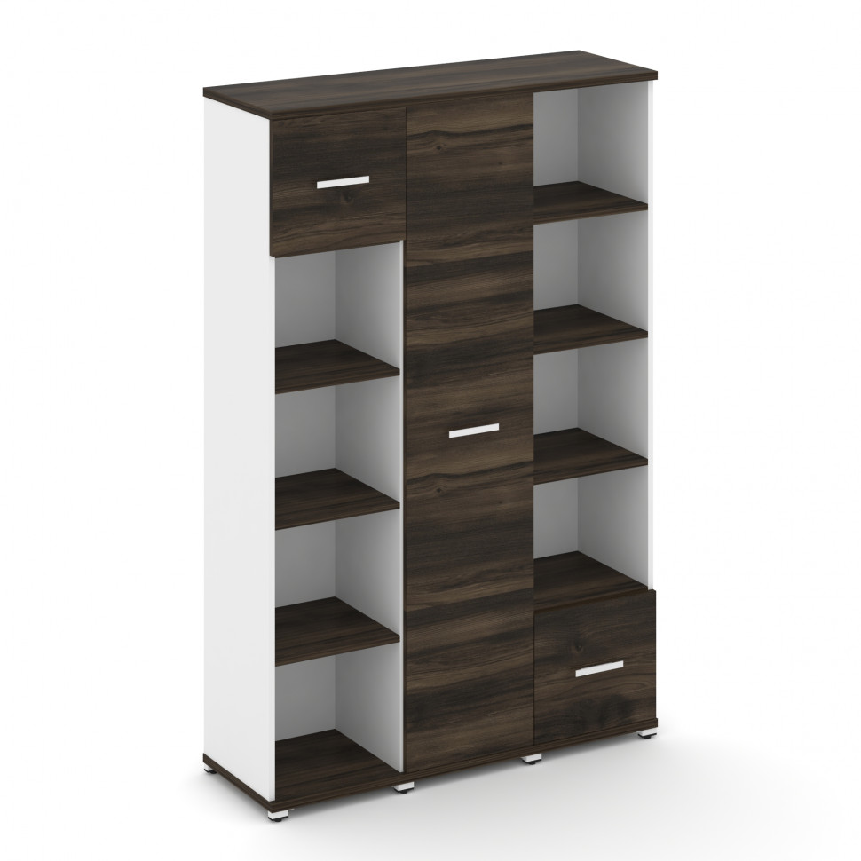 Concept Набор №534.U CN.STUN-534 W Дуб Мали/Белый Бриллиант/Металл Белый 1252*420*1922