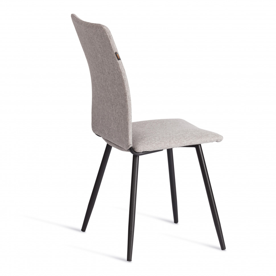 Стул обеденный La Rousse/Ля Русс (2шт. в упаковке) Нью, ткань рогожка, серый/чёрный, 3м16/2, 45х55х93см