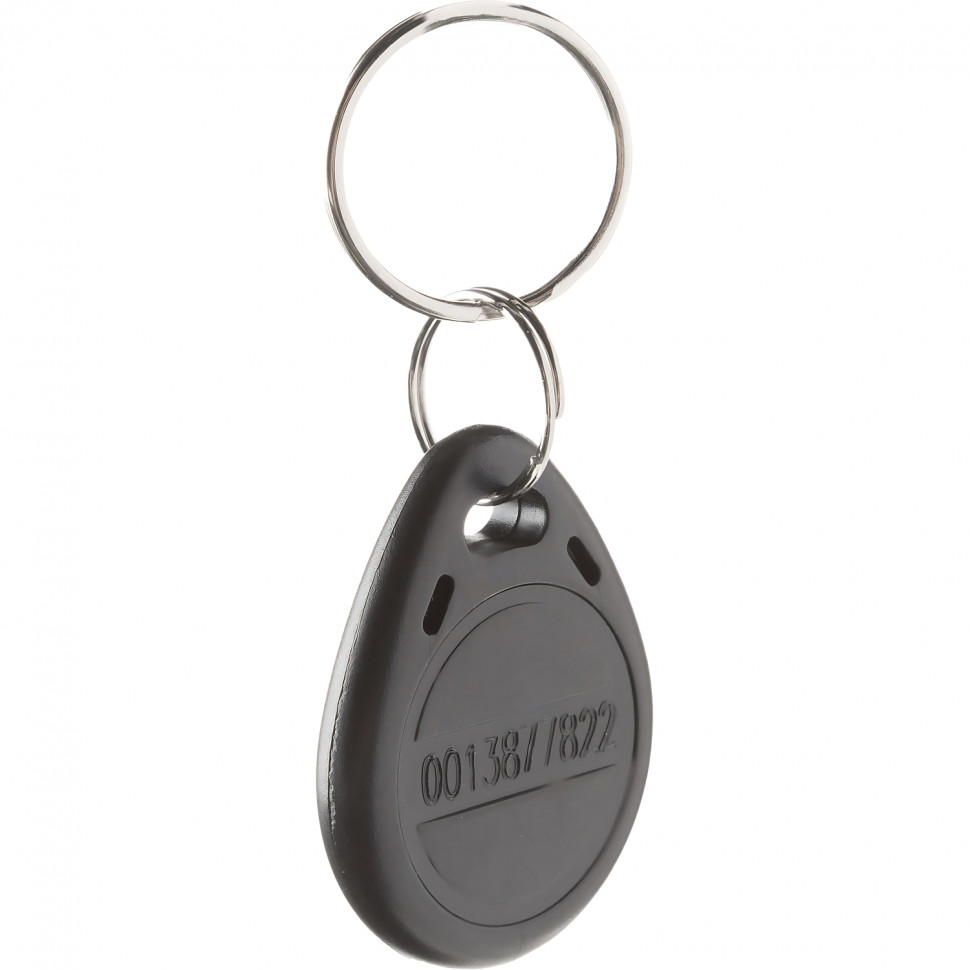 Брелок бесконтный Bigtech EM-Marine чтение, с номером черный