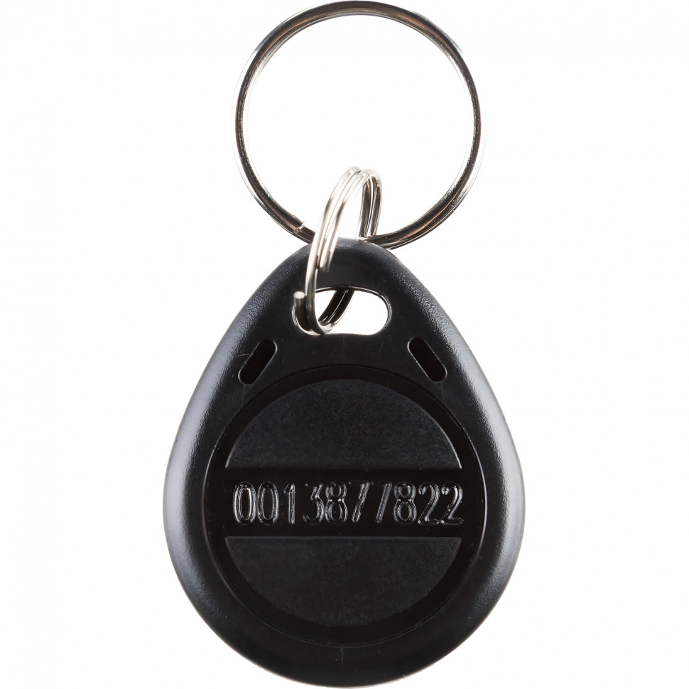 Брелок бесконтный Bigtech EM-Marine чтение, с номером черный