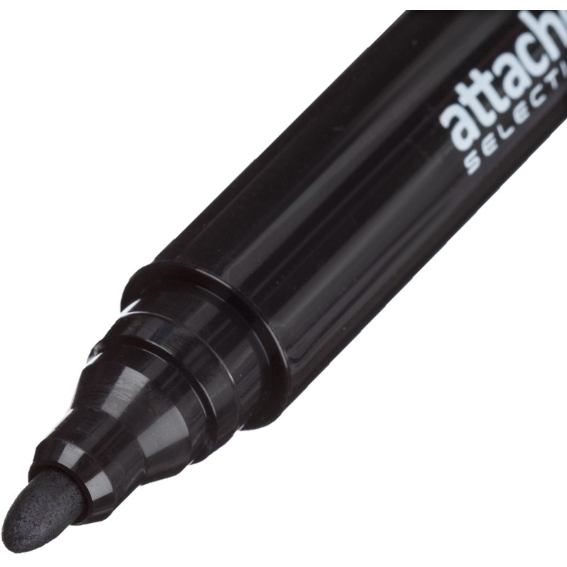 Маркер перманентный Attache Selection 270 черный 1-3мм кругл. наконечник