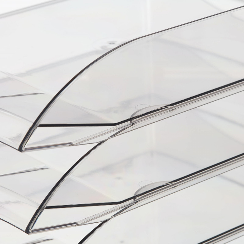 Лоток горизонтальный Attache 4шт/уп прозрачный тонированный тд_у Лоток горизонтальный Attache 4шт/уп прозрачный тонированный тд_у