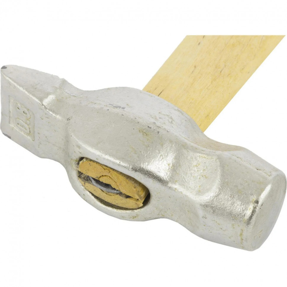 Молоток слесарный, 800 г, круглый боек, деревянная рукоятка (10243) Молоток слесарный, 800 г, круглый боек, деревянная рукоятка (10243)