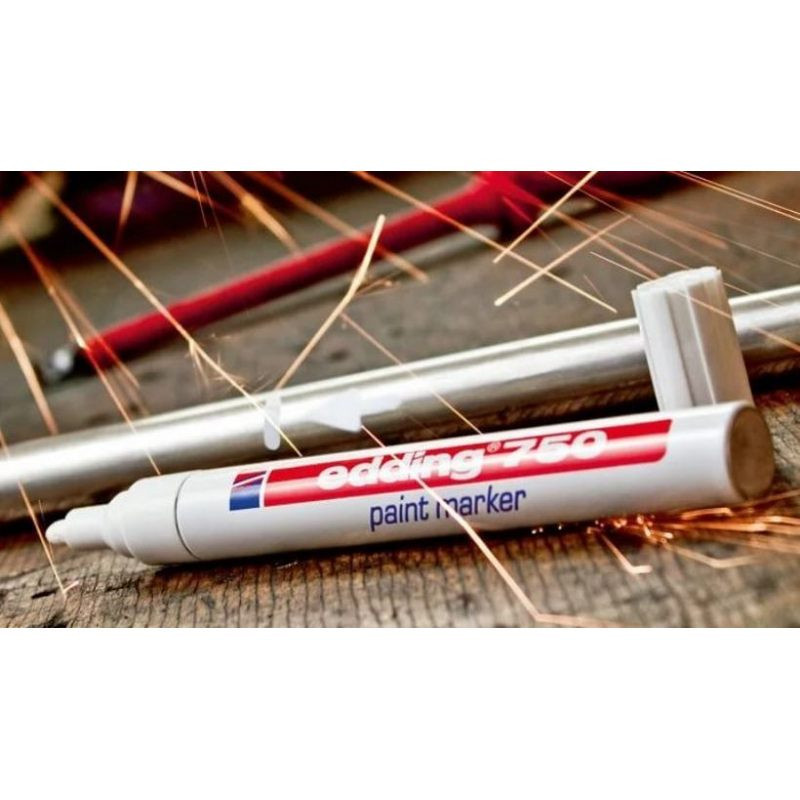 Маркер лаковый EDDING E-750/2 красный 2-4мм, мет. корп