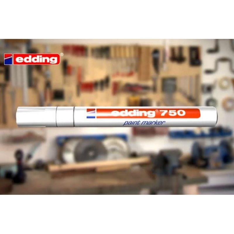 Маркер лаковый EDDING E-750/2 красный 2-4мм, мет. корп