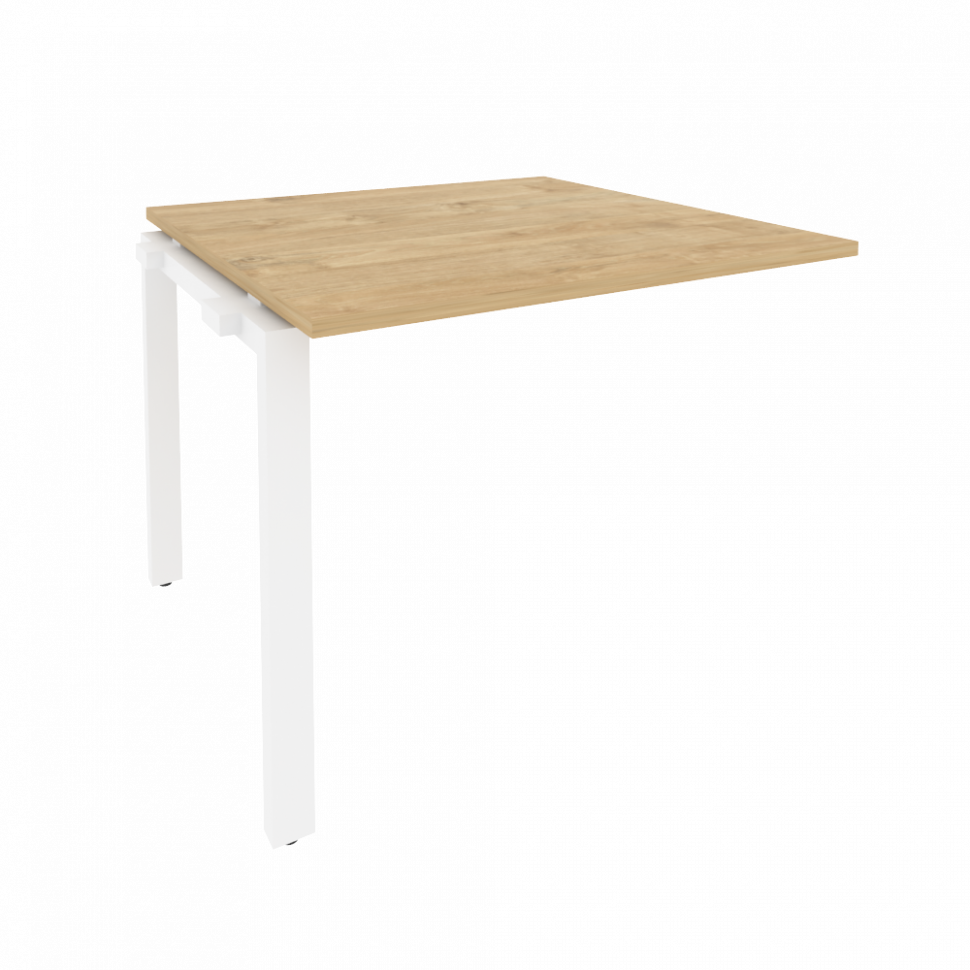 Onix Проходной наборный элемент переговорного стола O.MP-NPRG-1 Тиквуд Светлый/Металл Белый 980*980* Onix Проходной наборный элемент переговорного стола O.MP-NPRG-1 Тиквуд Светлый/Металл Белый 980*980*