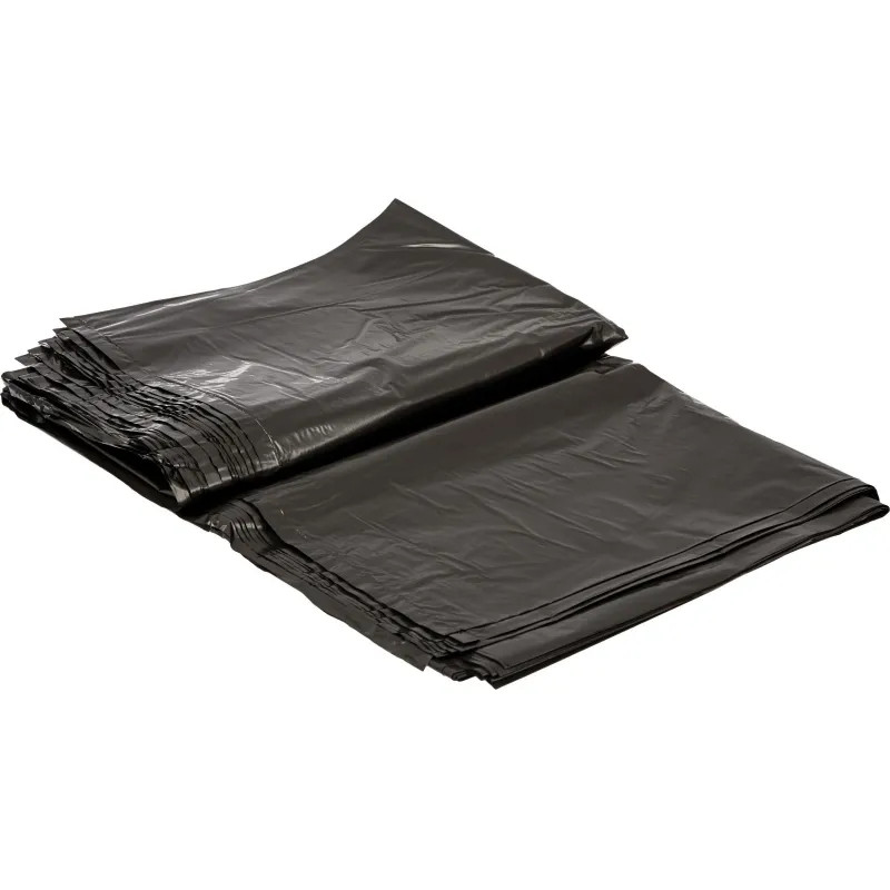 Мешки для мусора ПВД 100л 50мкм 10шт/уп черные 70х110см_СПБ