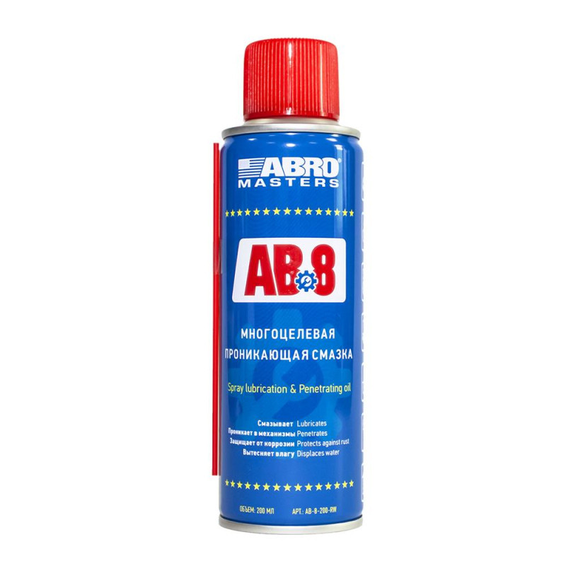 Смазка многоцелевая проникающая ABRO Masters 200 мл (AB-8-200-RW)