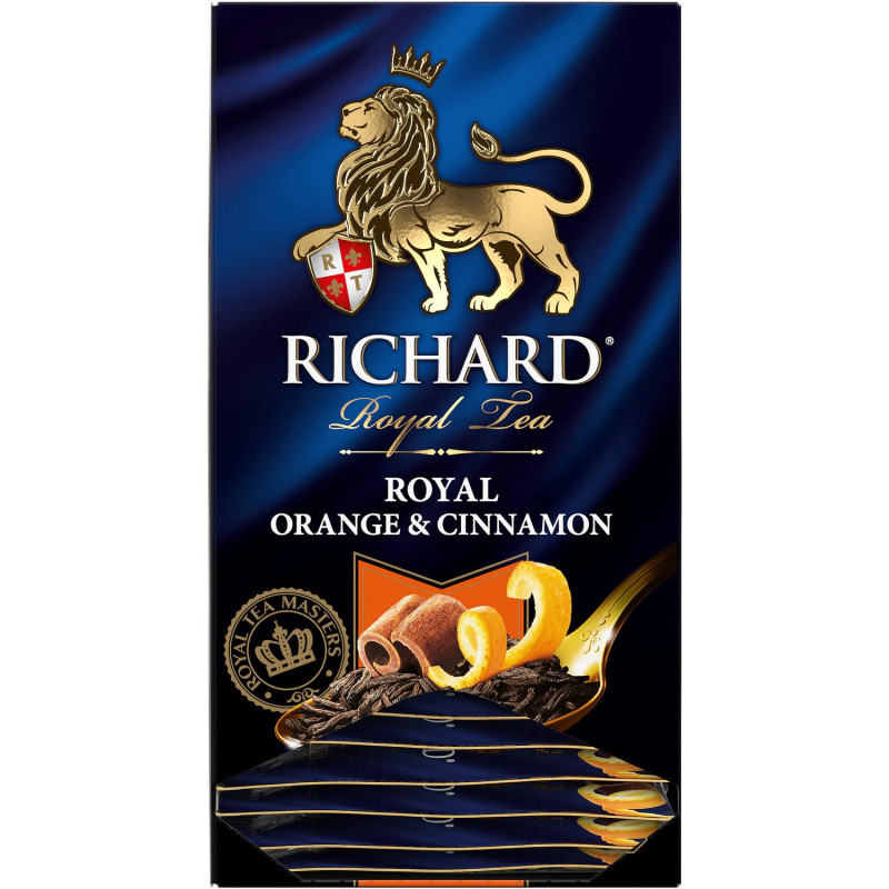 Чай Richard Royal Orange&amp;Cinnamon черн., 25 пак, 14143