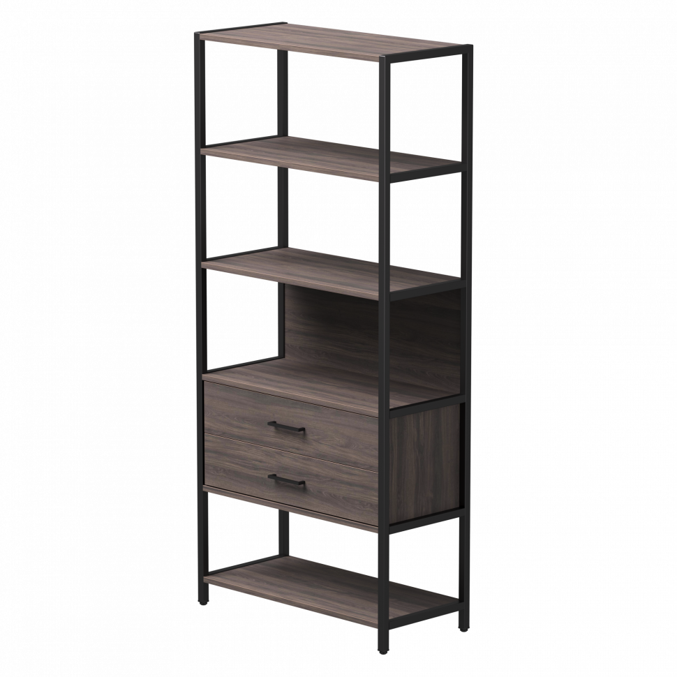 Набор стеллажных систем №5 Everprof EVO (ЭВО) 830x385x1840 Дуб Пасадена/Черный