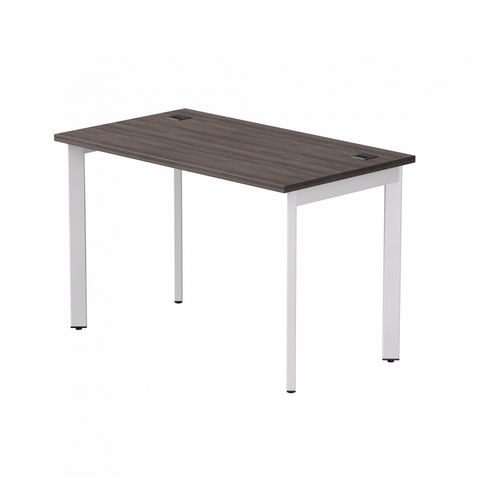 Стол прямой Everprof EVO (ЭВО) на металлокаркасе 1180х670х755 мм опоры 45гр Дуб Пасадена/Белый